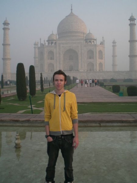 Chris at the Taj again