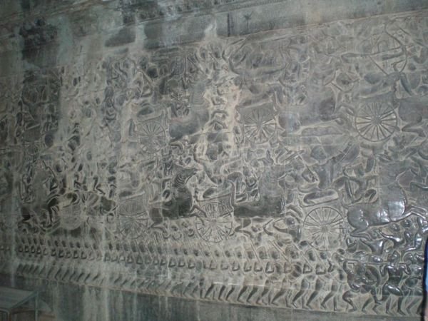 Carvings on the wall