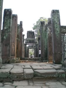 Inside Bayon temple
