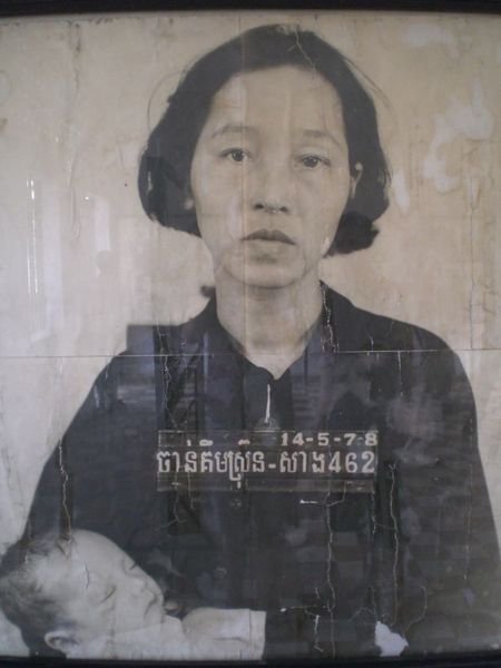 This was the wife of a once prominent member of the Khmer Rouge