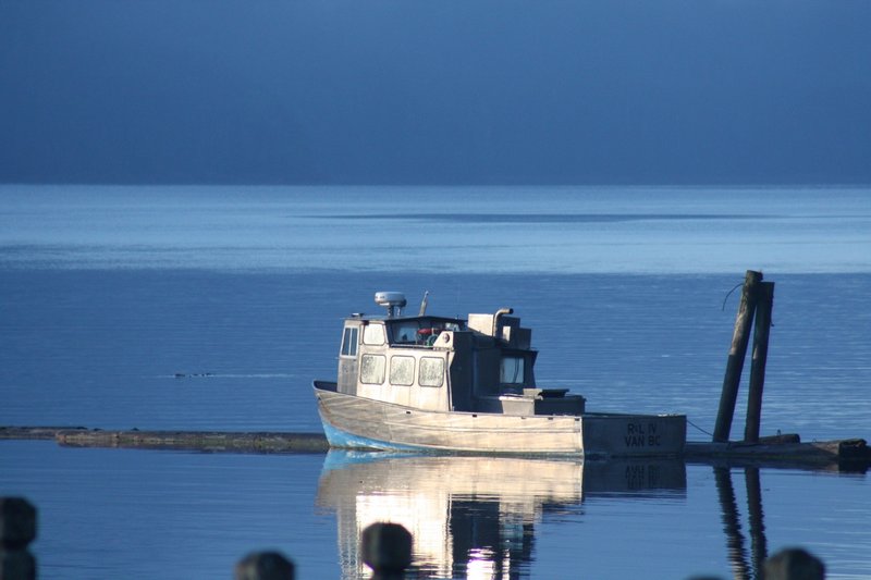 Zonsopgang in de fjord