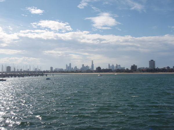 Melbourne from the pier