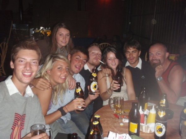Out in Nairobi - Katie's last night!