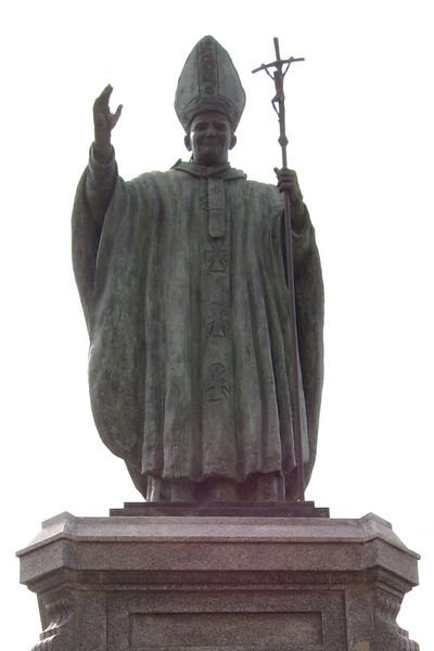 statue of Pope John Paul II
