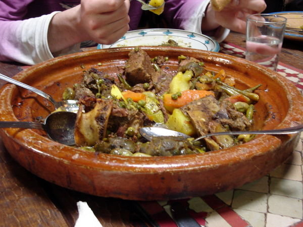 the famous Moroccan dish