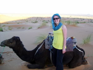 me and my camel, Sarah the Saharan