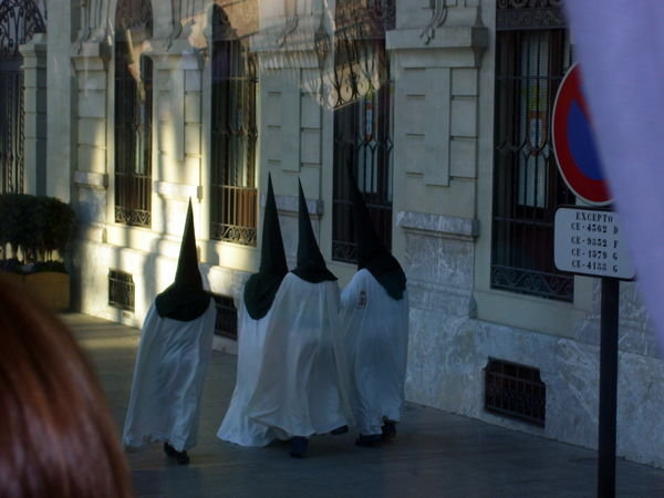after a Semana Santa procession in Ceuta