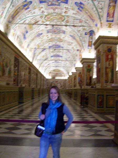 me in the Vatican Museum