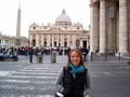 me in front of St. Peter's Basilica