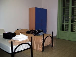 our room at Roma Litus Hostel