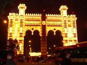 entrance gate into Feria
