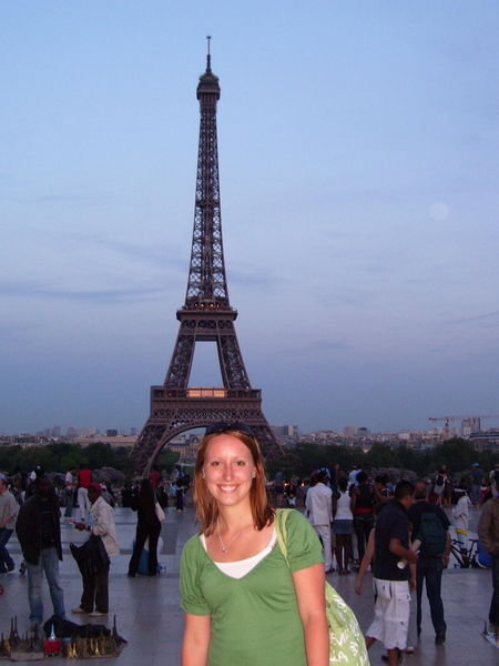 at the Eiffel Tower
