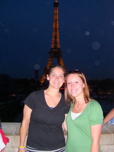 Theresa and I at the Eiffel Tower