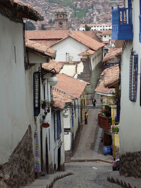 Narrow cobbled streets, Cusco