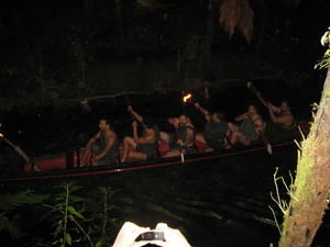 The Maori arriving on the river 