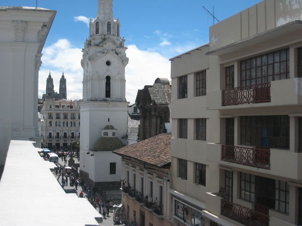 View of top of Plaza de Independencia 