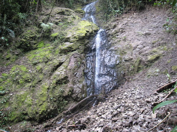 Waterfall on trail D 