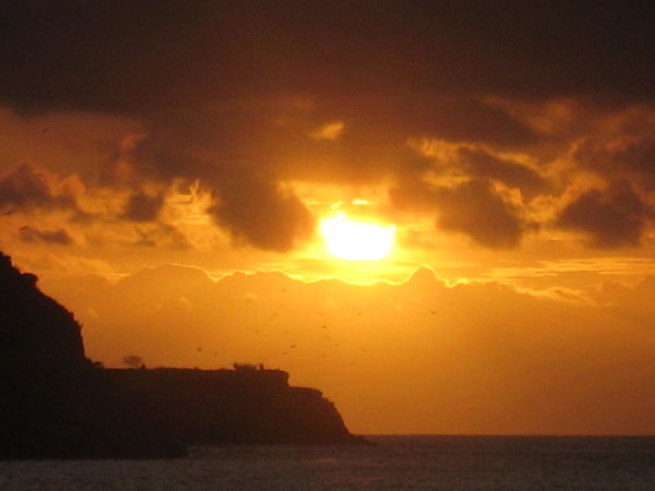 Sunset in the Galapagos 