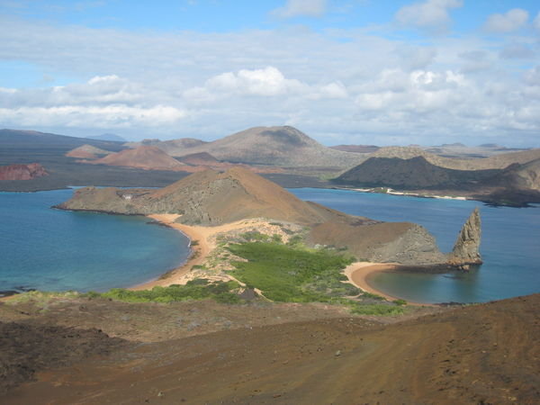 View from the top of Isla Bartolome