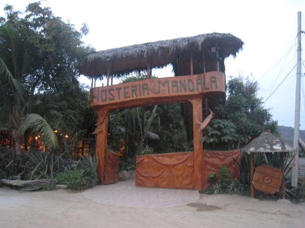 Hosteria Mandala entrance