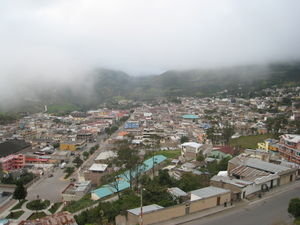 View of Alausi from Highway 