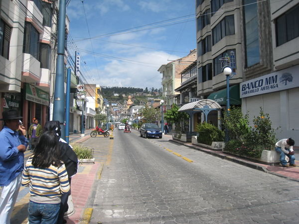 Street in Otavalo 