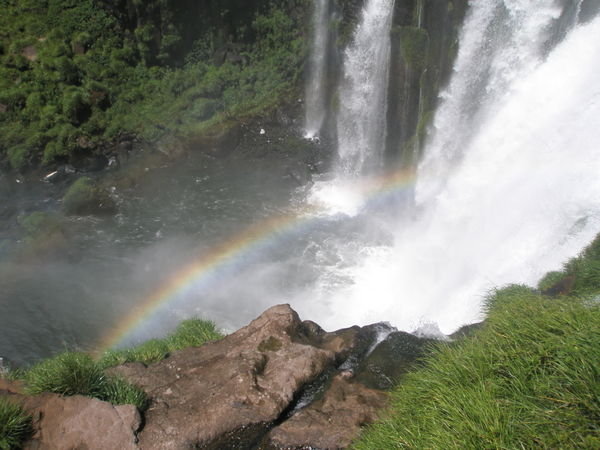 Rainbow Shot over the Argentinian side of the falls