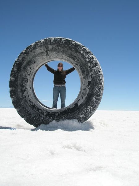 Me in a tyre