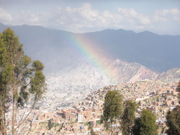 Rainbow over La Paz