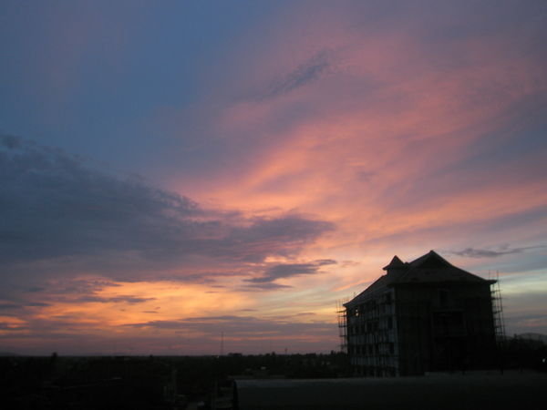 Sunset over Battambang