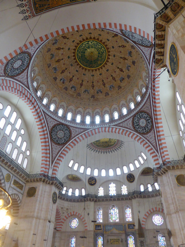Inside the Süleymaniye Mosque, Istanbul