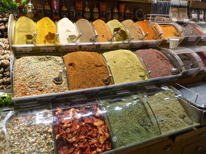Inside the spice market, Istanbul