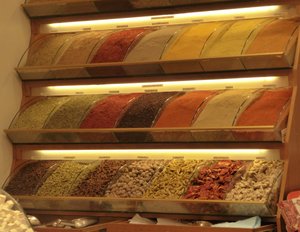 Inside the spice market, Istanbul