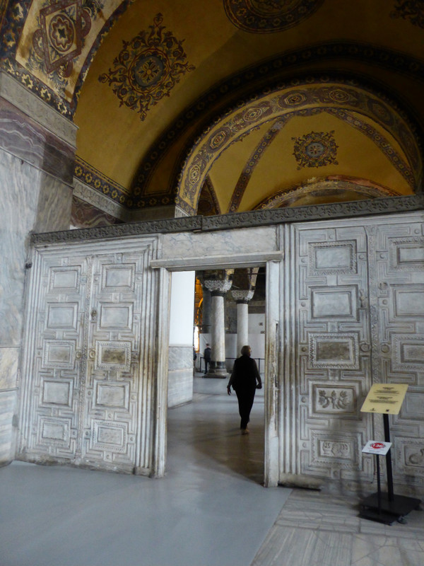 The marble doorway, Haghia Sophia, Istanbul
