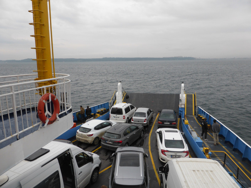 Taking the ferry to Canukkale