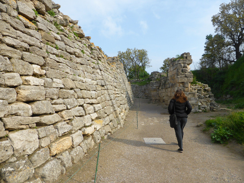 Outer wall from fortification of Troy