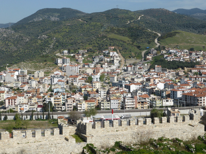 View of Selcuk from the Ayasuluk Fortress