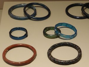 Bangles on display at the Ephesus Museum, Selcuk