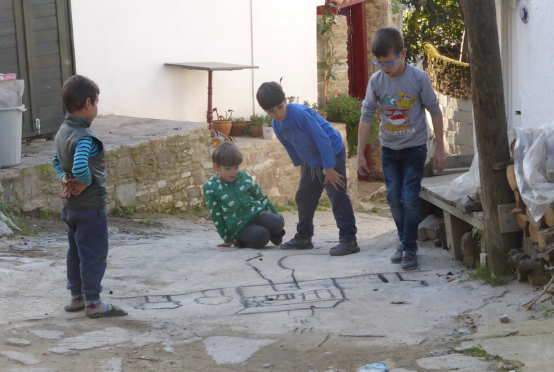 Children playing at Sirince Village