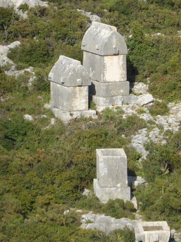 Lycian tombs at Simena village