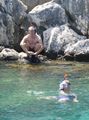 Snorkeling in icy cold water!