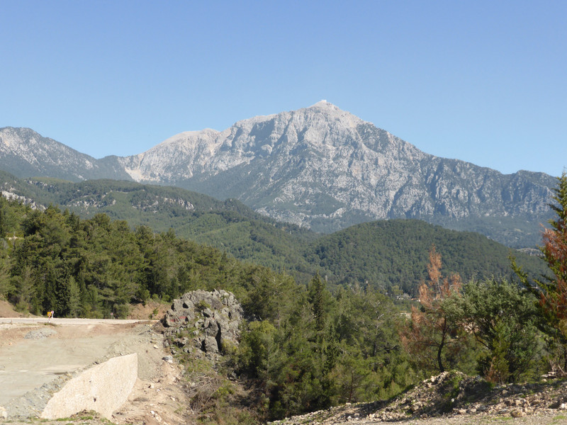 Mountain views on the way to Antalya