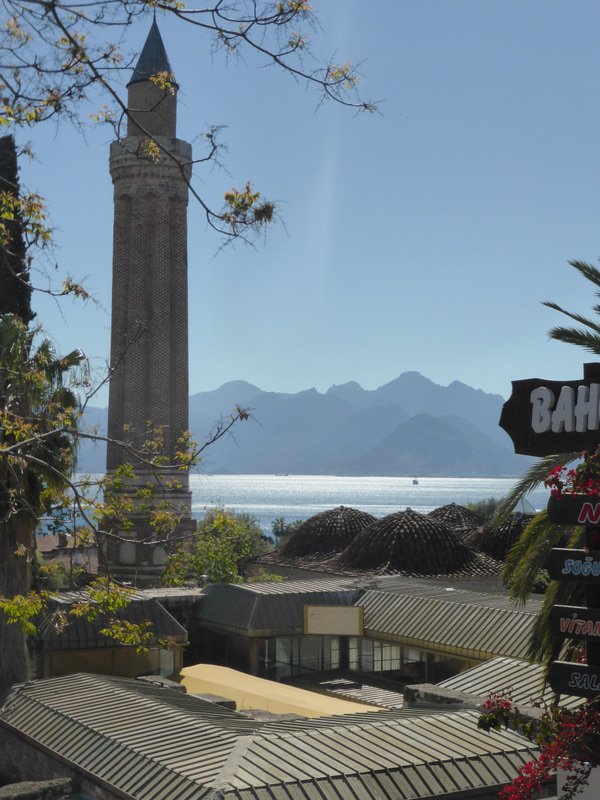 View across the rooftops, Antalya