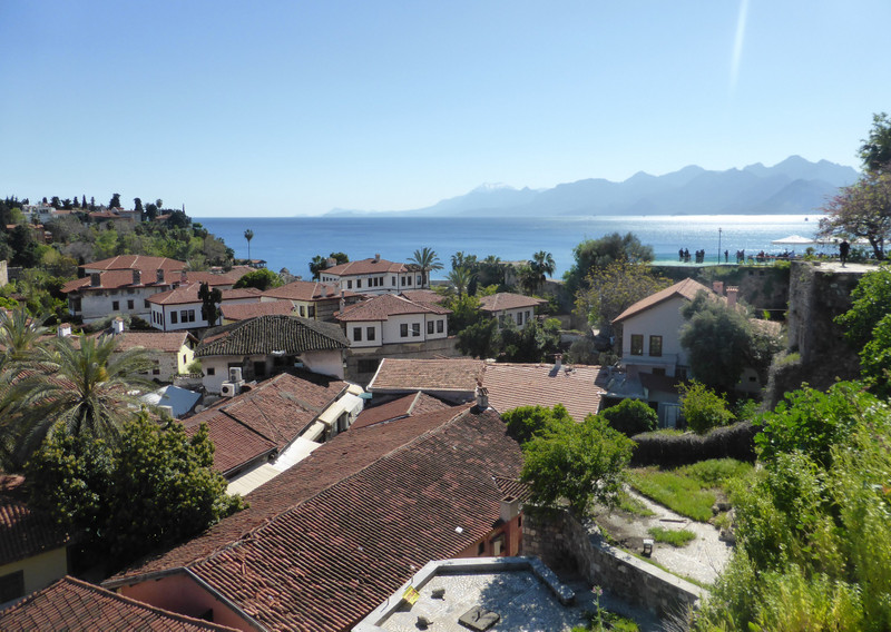 Rooftops view of Antalya