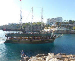 Pirate ship, Antalya