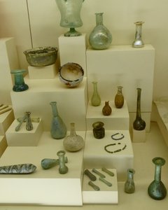 Blown glasswear, Antalya Archaeological Museum