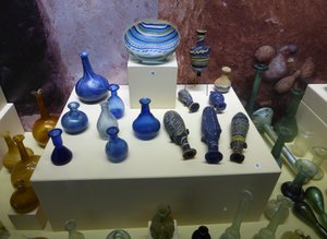 Blown glasswear, Antalya Archaeological Museum