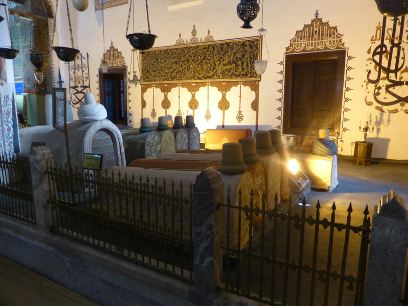 Rumi's and descendants' tombs