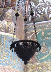 Hanging lantern in Mevlana Tekkesi