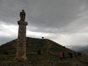 Eagle guarding the Karakus Tumulus